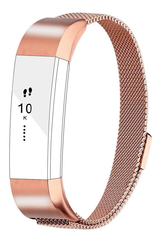 Alta HR Band Stainless Steel Milanese Wristband Magnetic Clasp For Fitbit Alta