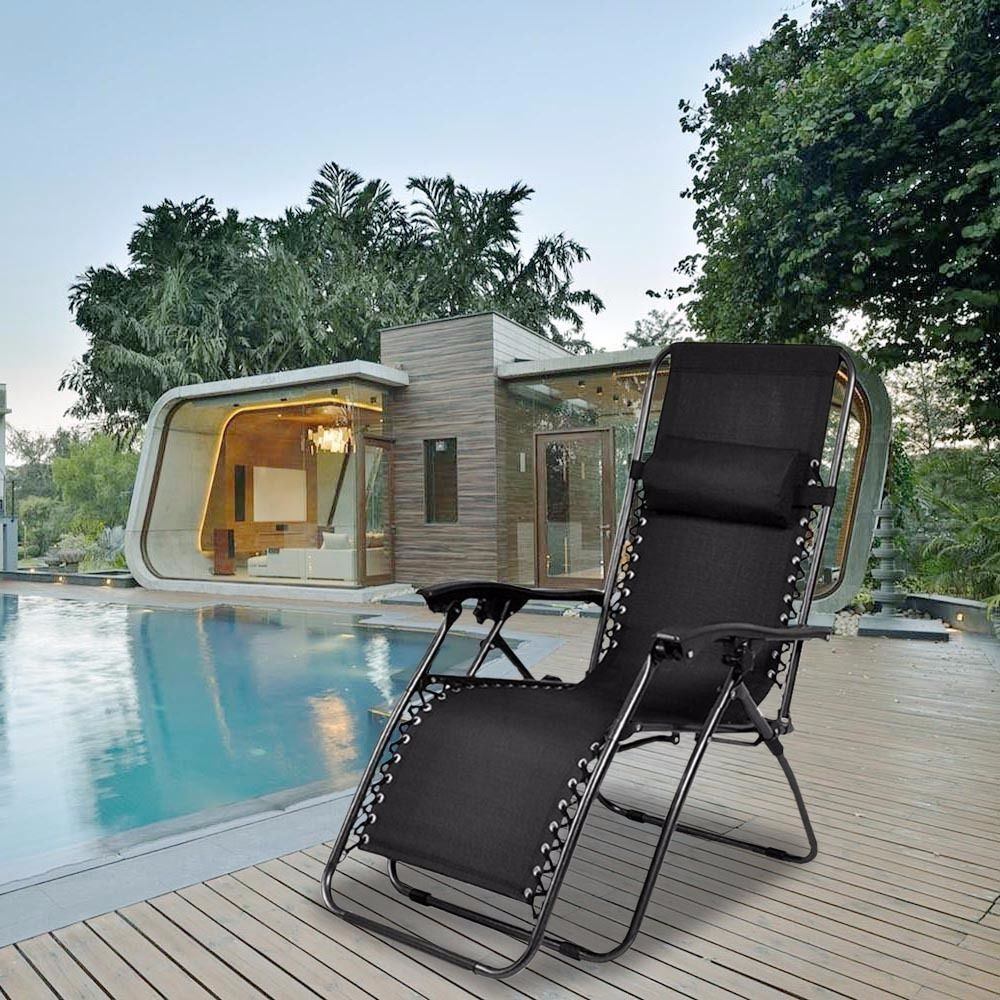 2 Silla Zero Gravedad Para Patio O Jardin - $ 3,777.00 en Mercado Libre