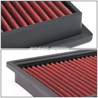 WASHABLE DROP IN PANEL PERFORMANCE AIR FILTER RED FOR NISSAN//INFINITI//SCION