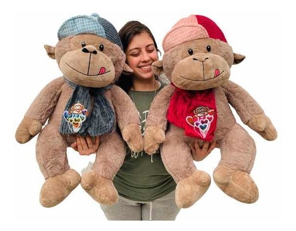 monos de peluche grandes