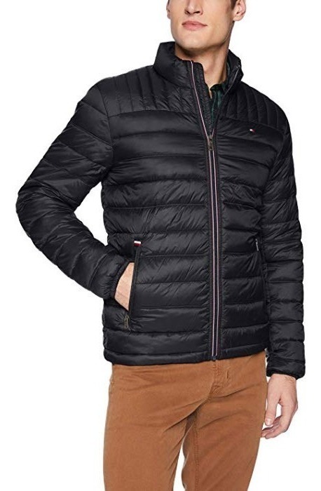 Chaqueta Tommy Hilfiger plumas ligera y resistente al agua para hombre -  Johana Manchola Boutique