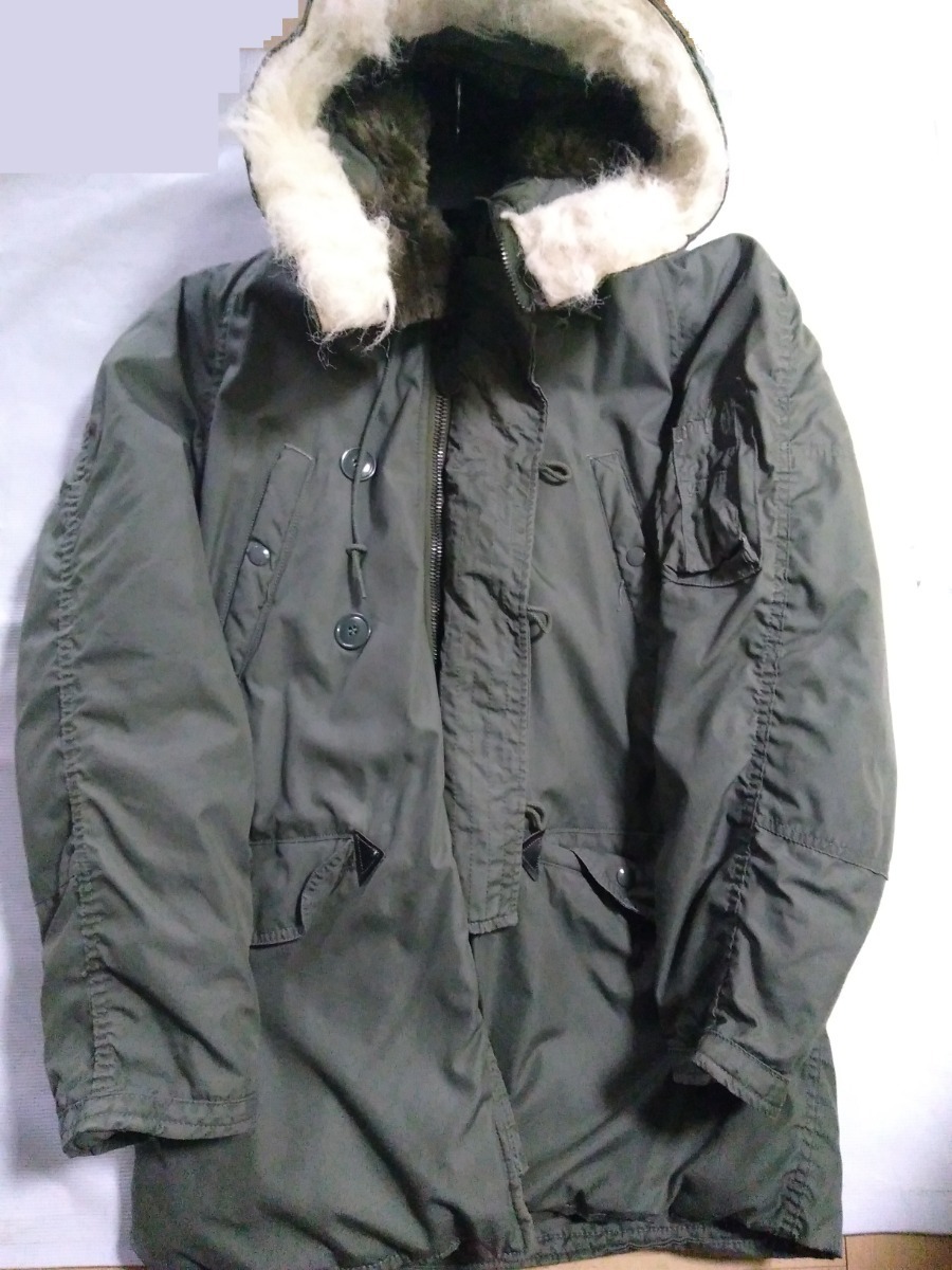 Parka Type N3b Us Army Original Small Verde Vintage C Hood