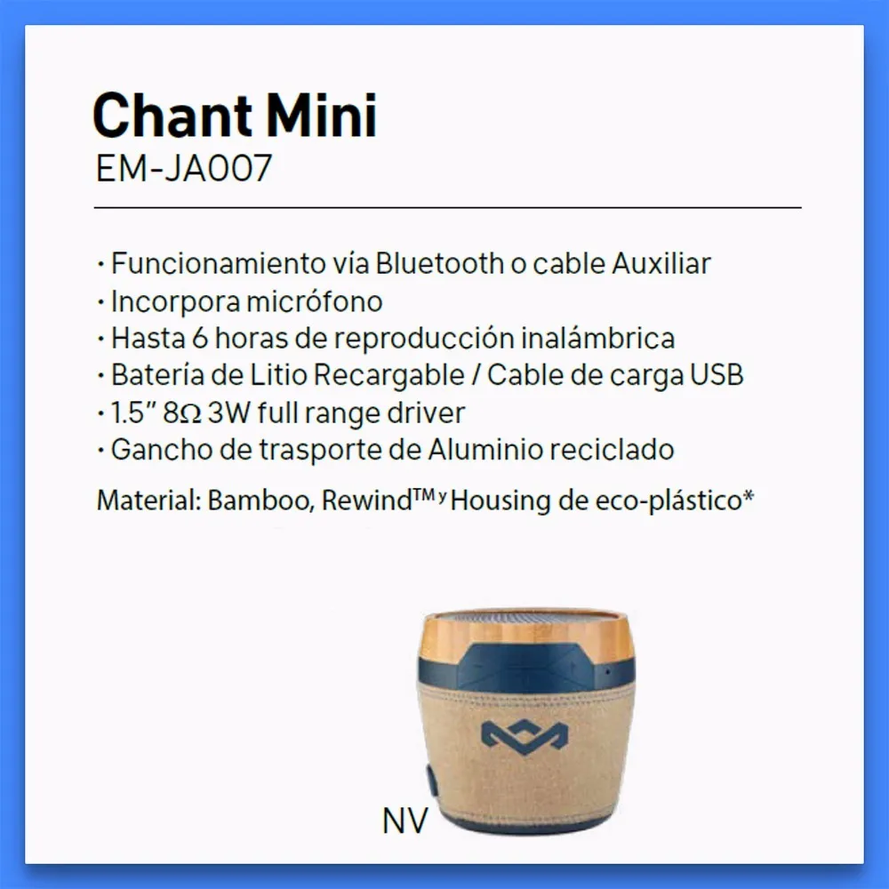 chant mini navy