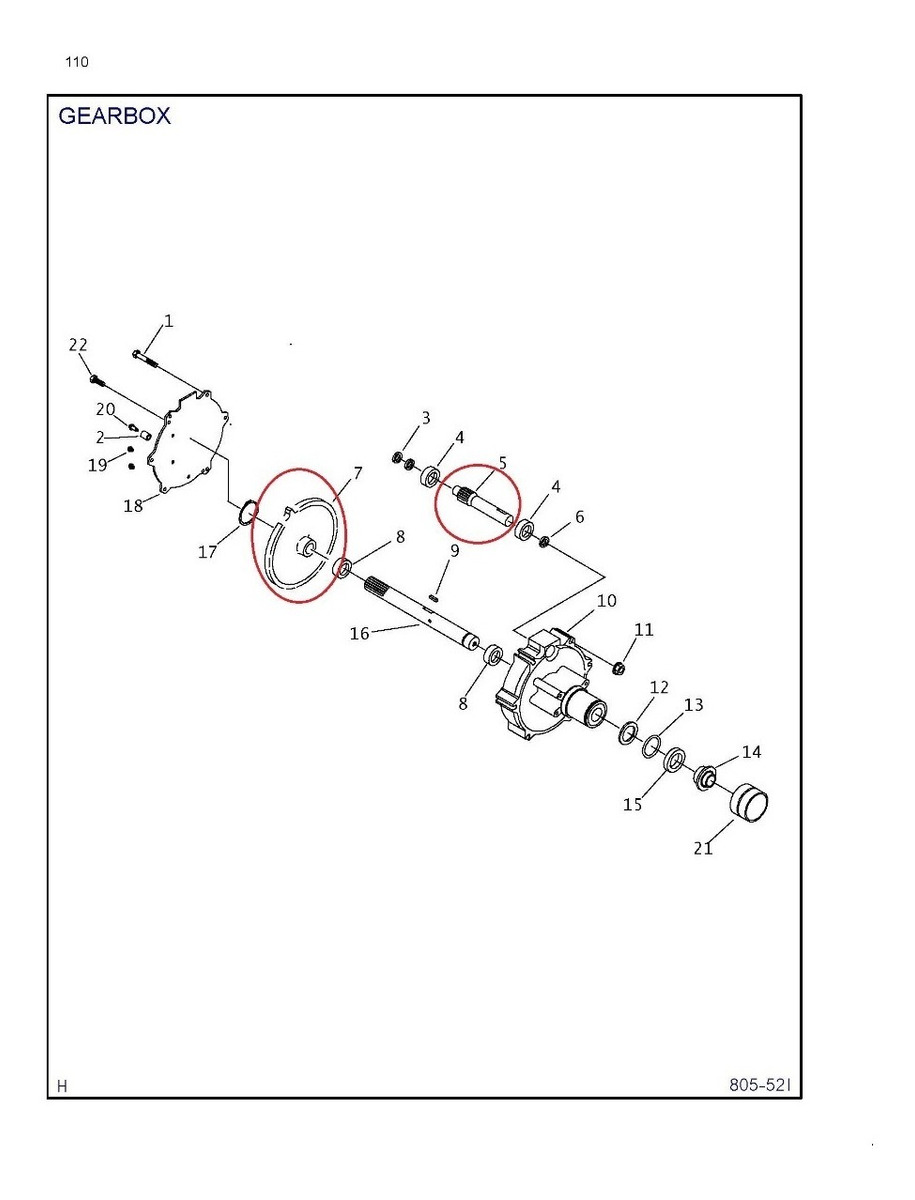 Partes Zanjadora Ditch Witch 1030 / 1020 / 1010 US 20.00 en Mercado