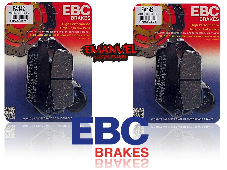 de 2016 a 2018 TRIUMPH Bonneville T120 EBC Pastillas De Freno Delantero Orgánica FA142