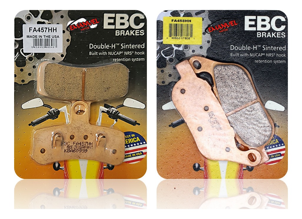 EBC Sinterizado Pastillas De Freno Delantero Harley Davidson FLS SOFTAIL SLIM de 2012 a 2014