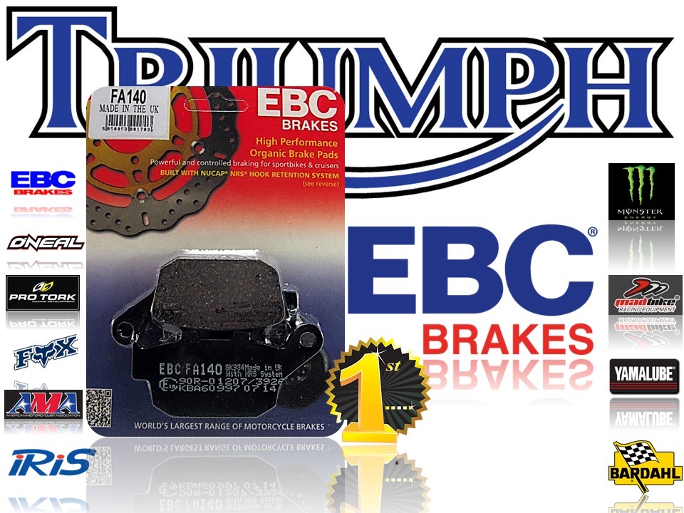 11-14 REAR SET DISC BRAKE PADS TRIUMPH Tiger 800 Motorcycle Parts Motorcycle Brakes \u0026 Suspension Parts