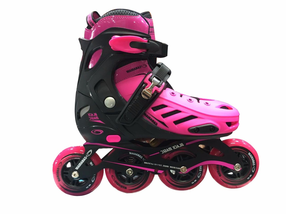 Patines Semiprofesionales Canariam Black Magic, Patin Linea - $ 349.900