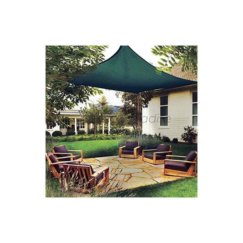 Patio Paradise 12 X 20 Verde Oscuro Sun Shade Sail Rectangul Patio Paradise 12 X 20 Verde Oscuro Sun Shade Sail Rectangul Cargando Zoom