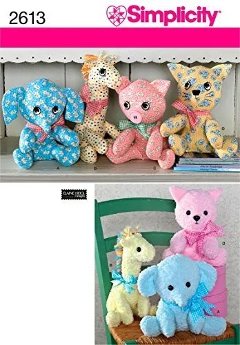 Bolsas De Regalo Patrones de costura simplicidad ~ 8625 Childs Niños Bebé Animales De Peluche