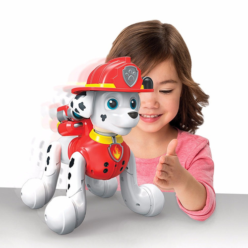 Paw Patrol Juguete Robot Zoomer Marshall Perro Interactivo ...