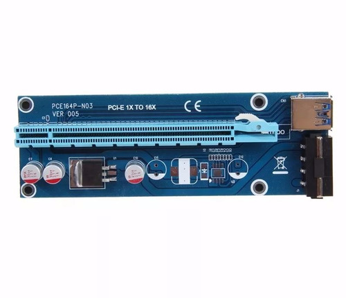 Placa pci-e 1x em slot 16x
