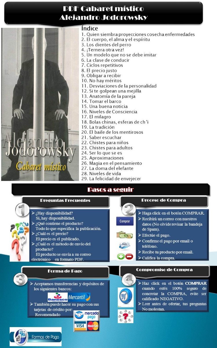 Cabaret Mistico Alejandro Jodorowsky Pdf