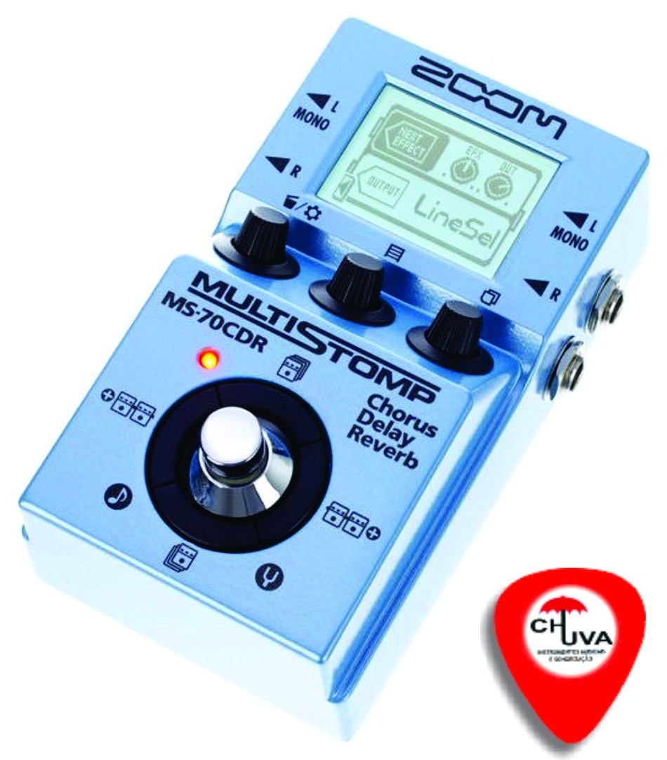 Pedal Zoom Ms 70cdr Multi Stomp Chorus/delay Shimmer Reverb - R$ 745,00