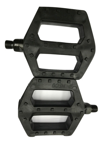 Pedales Neco Playeros Negros 1/2 S/bolillas-works!! - $ 298,00 en Mercado Libre