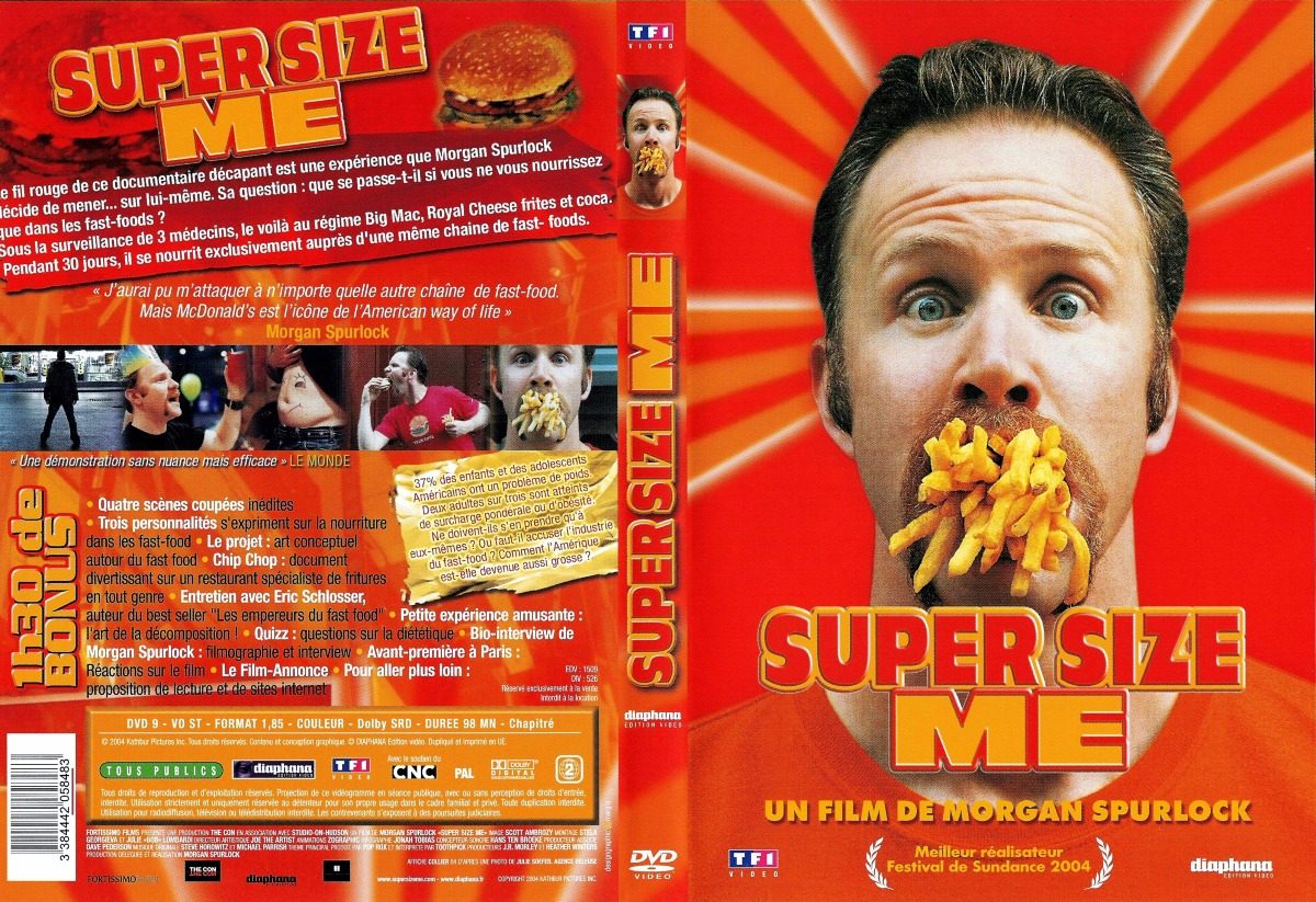 pelicula dvd 100 original super size me 100 00 en mercado libre super size