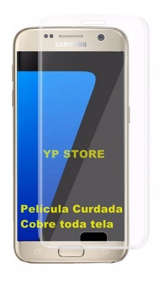 Película Galaxy S7 Edge Gel Cobre Tela Toda - R$ 15,50 em 