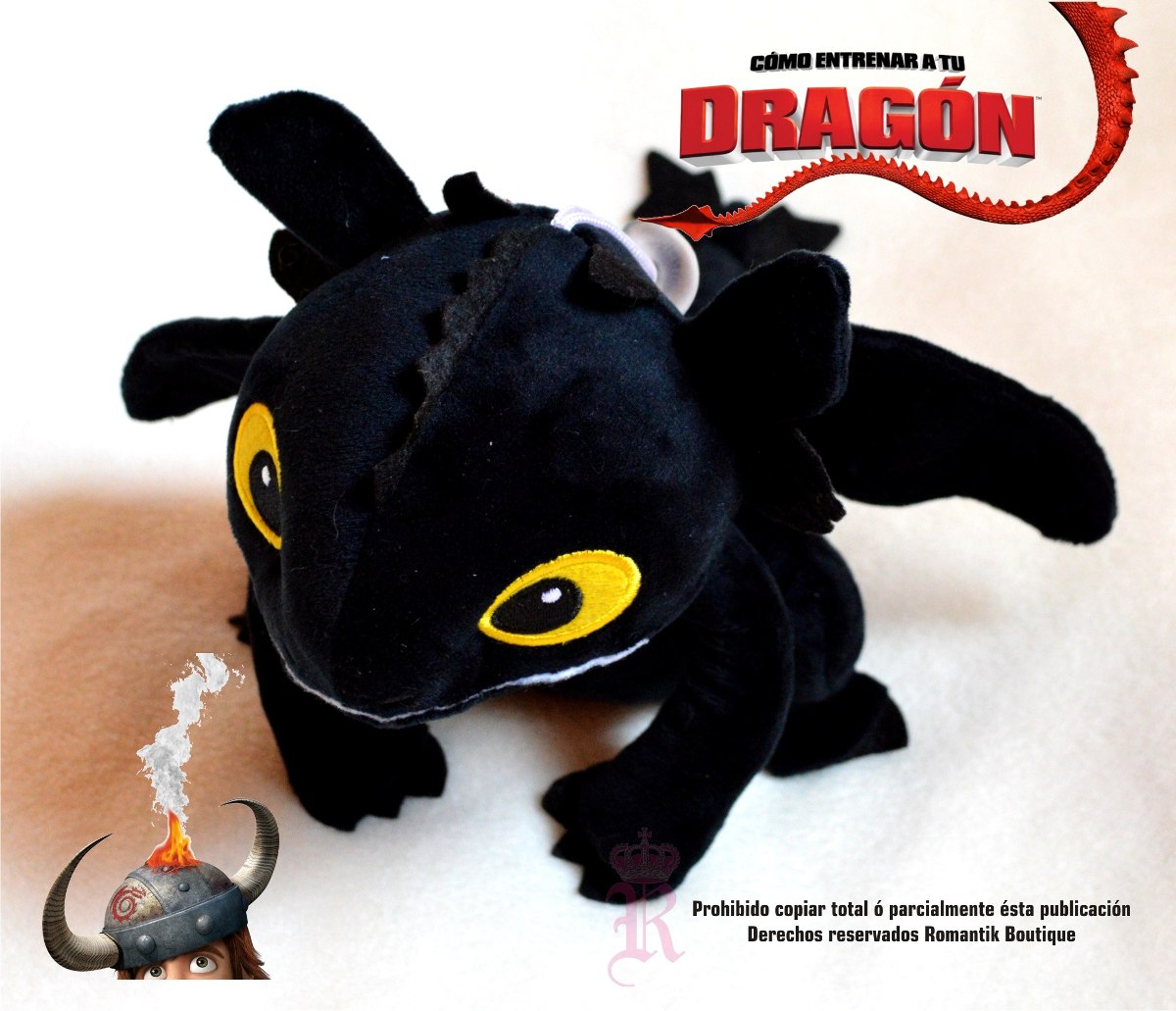 Peluche Chimuelo Como Entrenar A Tu Dragon Toothless 24900 En Mercado Libre