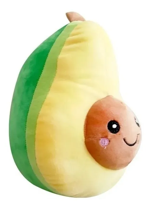 peluche de aguacate kawaii