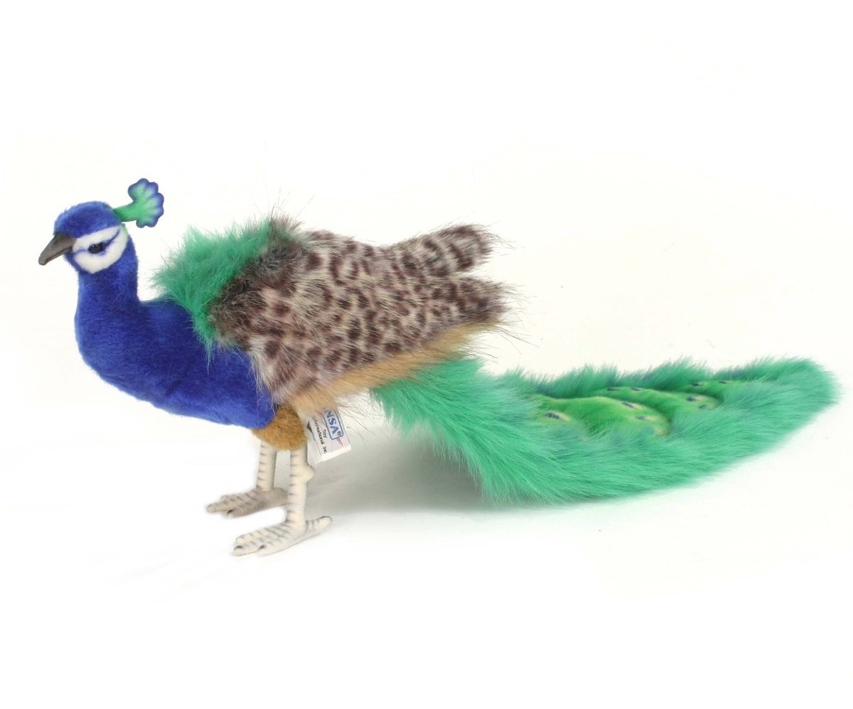 peluche de pavo real