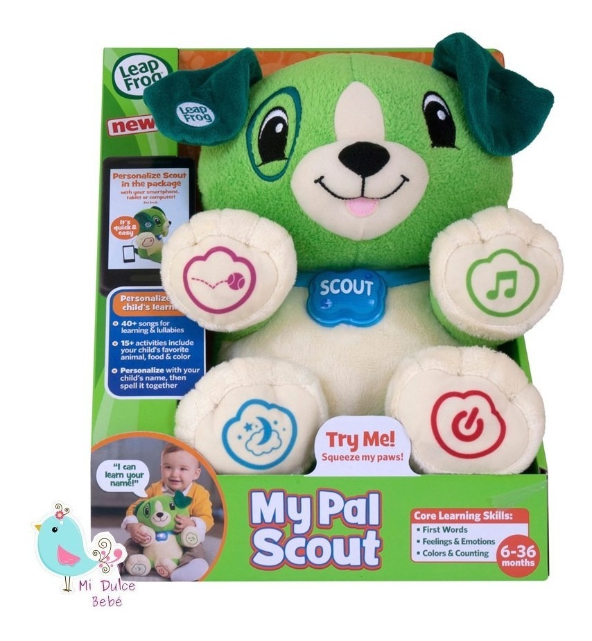 LeapFrog My PAL Scout Juguetes de Peluche Verde