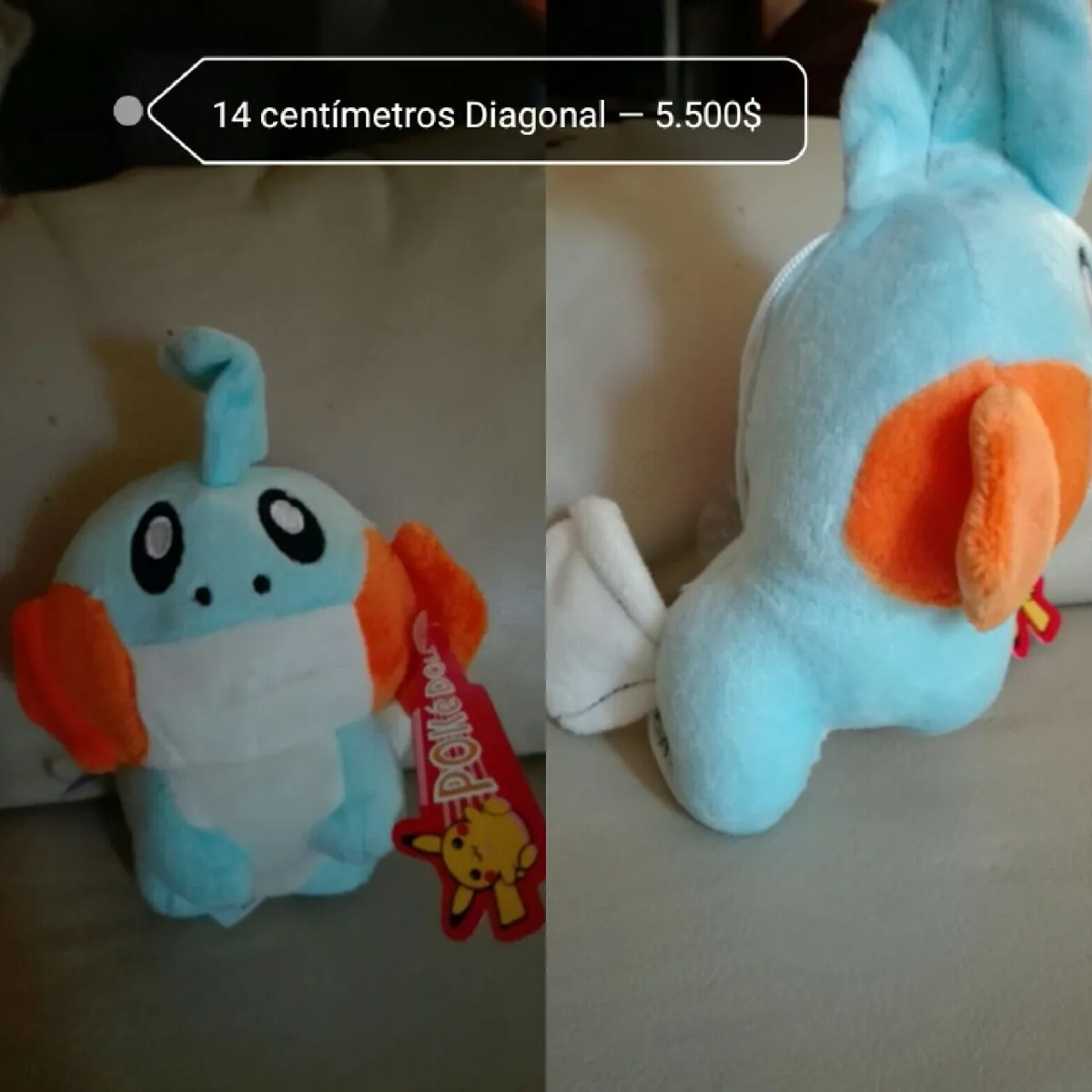 peluche de mudkip