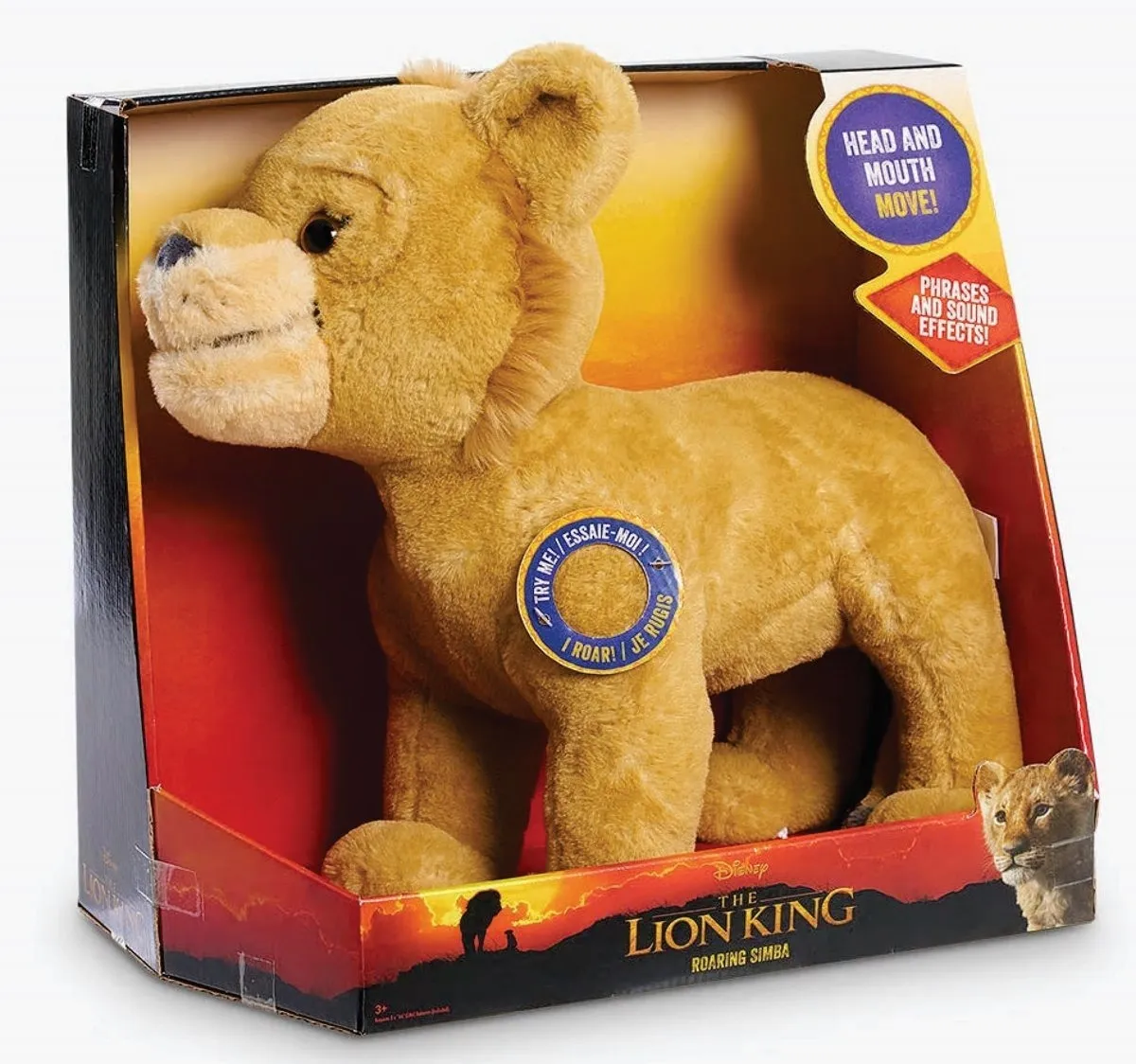 peluche simba disney store
