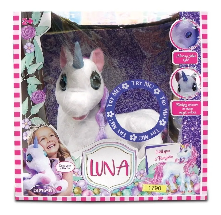 unicornio de peluche dimian