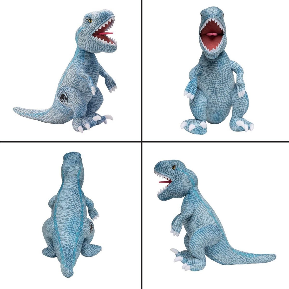 peluche velociraptor blue