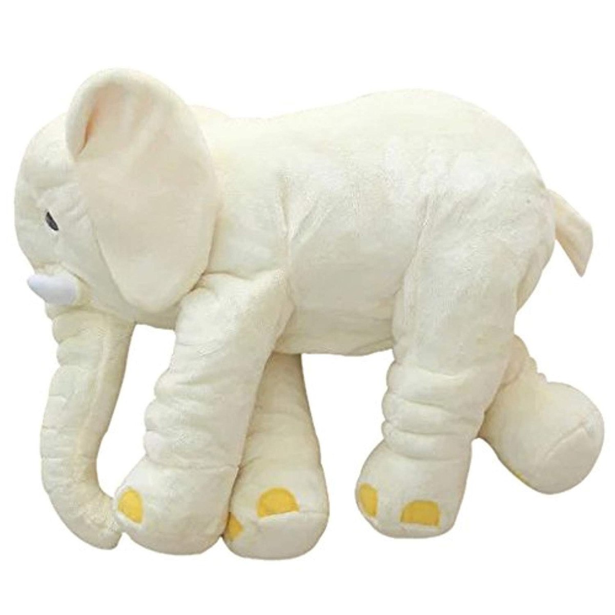 white stuffed elephant