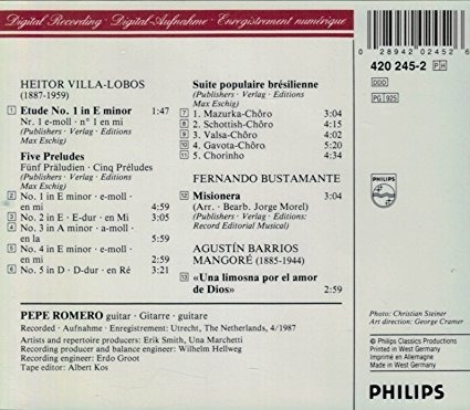 pepe romero villa lobos 5 preludes etude no1 clasica cd D NQ NP 908005 MLM27051792526 032018 F - Pepe Romero - Villa-Lobos_ 5 Preludes; Suite populaire brésilienne.zip (114.56 MB)