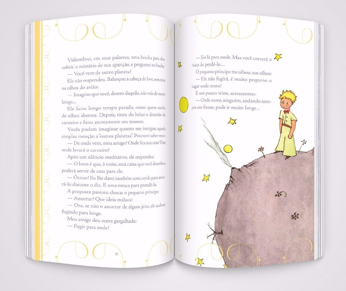 Historia Do Pequeno Principe Para Educação Infantil Pequeno Principe Livro Compacto - R$ 13,90 em Mercado Livre
