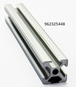 tipo B ranura 6 2.000 mm Perfil de aluminio 20 x 40 corte 50 mm 