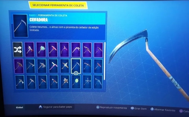 Foto de todas as picaretas do fortnite