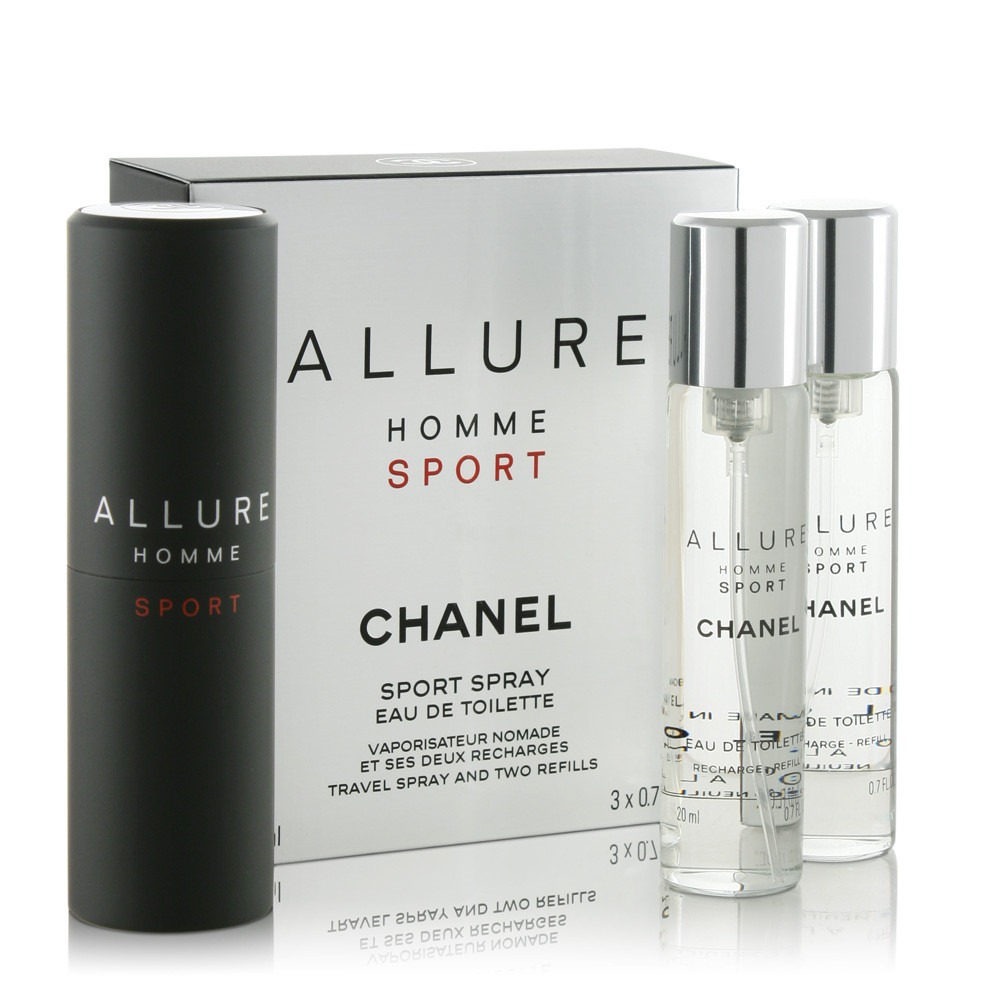 Perfume Chanel Allure Homme Sport Travel Spray 3x20ml - R$ 265,00 em