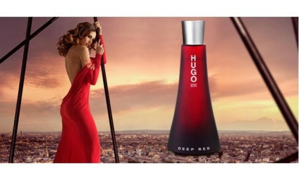 hugo boss deep red dama