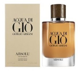 Hombre Homme 75ml Perfume Acqua Gio Di Absolu Importado Edp xBtrsdChoQ