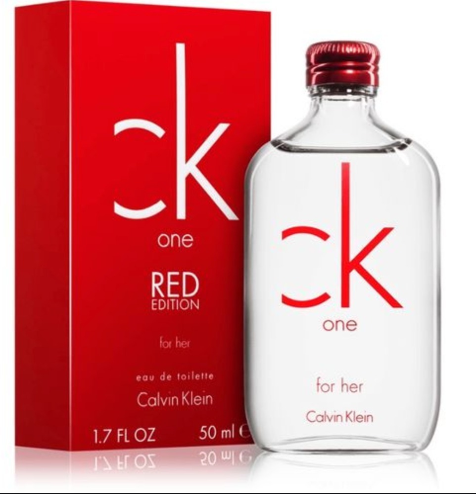 ck one red for her 50ml