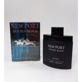 Perfume New Port Duoble Black 100ml 3.4fl.oz. Excelente 