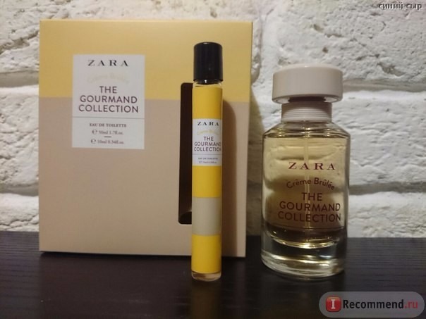 Perfume Zara Mujer Gourmand Collection Creme Broule O Cherry 860