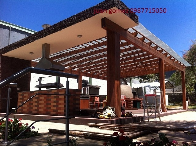 Pergolas En Madera ,acepto Cambios Como Pago - U$S 140,00 en Mercado Libre