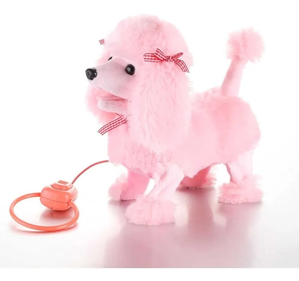 perritos de peluche que caminan