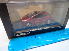 Peugeot 207 Rojo 3 Puertas Norev 1:43