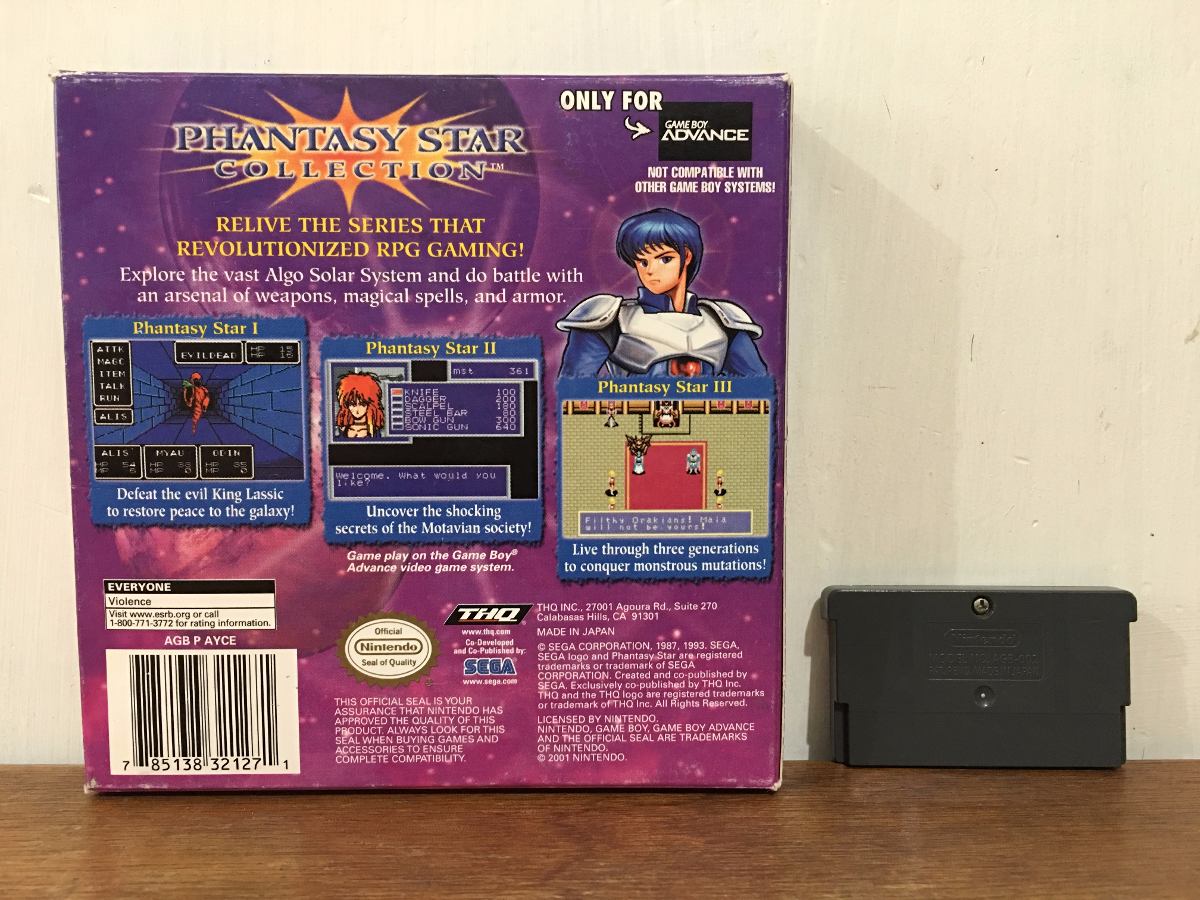 Phantasy Star Collection Completo Game Boy Advance / Gba - $ 950.00 en