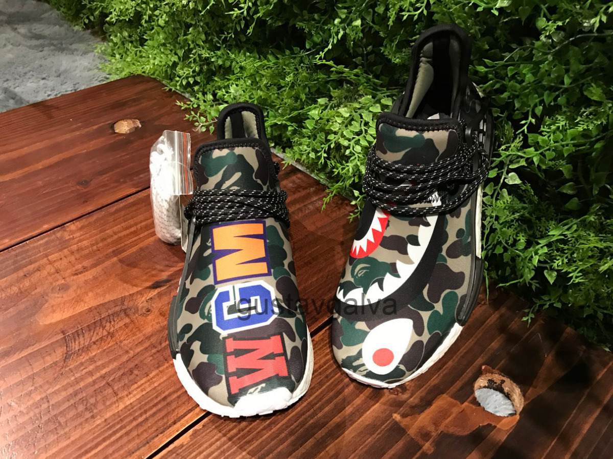 Pharrell Williams adidas Bape Nmd Human Race (custom) Pharrell Williams adidas Bape Nmd Human Race (custom)