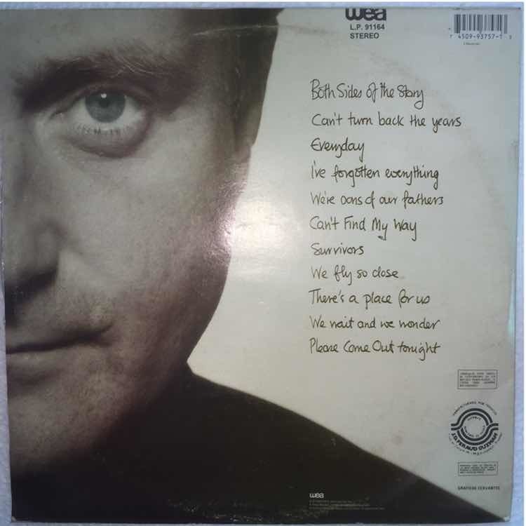 Phil Collins Both Sides Vinyl Lp Album U S 25 00 En Mercado Libre