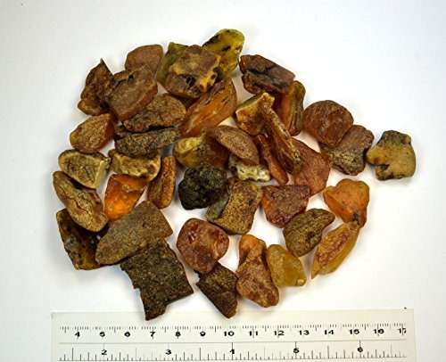 Lote aleatorio aut/éntica y natural Piedras de /ámbar en bruto resina de /ámbar b/áltico de Amber Culture