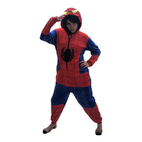 Pijama Kigurumi Spiderman Hombre Araña Mameluco Disfraz