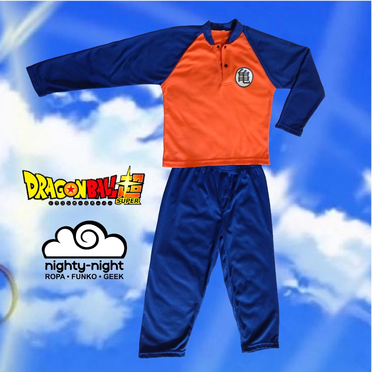 Pijama Niño Goku Dragon Ball Z Nighty Night - $ 64.900 en Mercado Libre