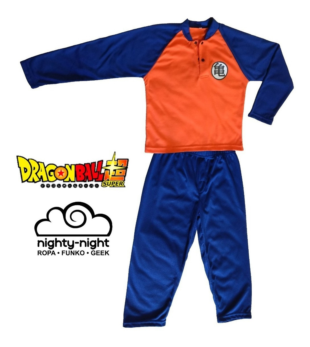 Pijama Niño Goku Dragon Ball Z Nighty Night - $ 64.900 en Mercado Libre